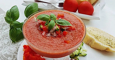 Gazpacho - šalta pomidorų sriuba