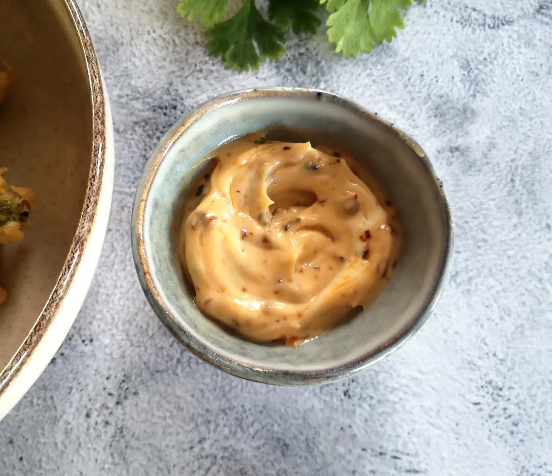 padažas prie keptų sūrio lazdelių - pirštelių