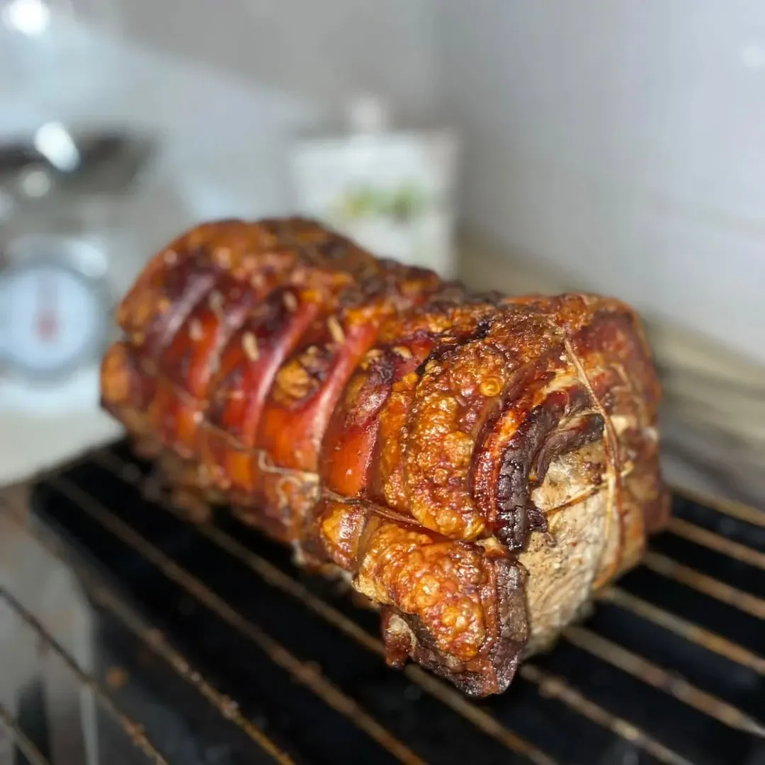 Porchetta arba šoninės vyniotinis itališkai