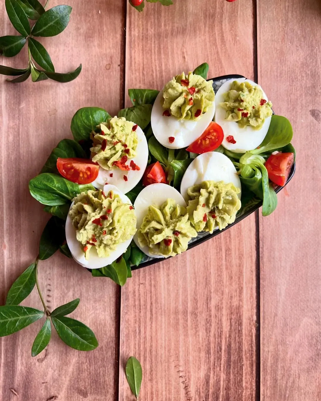 Jajka faszerowane domowym pesto (bez majonezu) 🥚