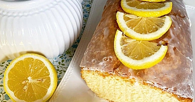 Skaniausias citrininis keksas su citrininiu glajumi