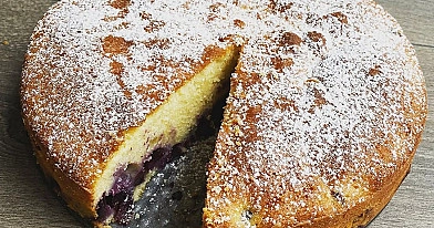 Citrininis keksas su šilauogėmis 🍋🫐