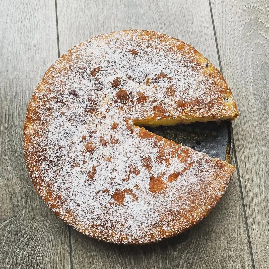 Citrininis keksas su šilauogėmis 🍋🫐