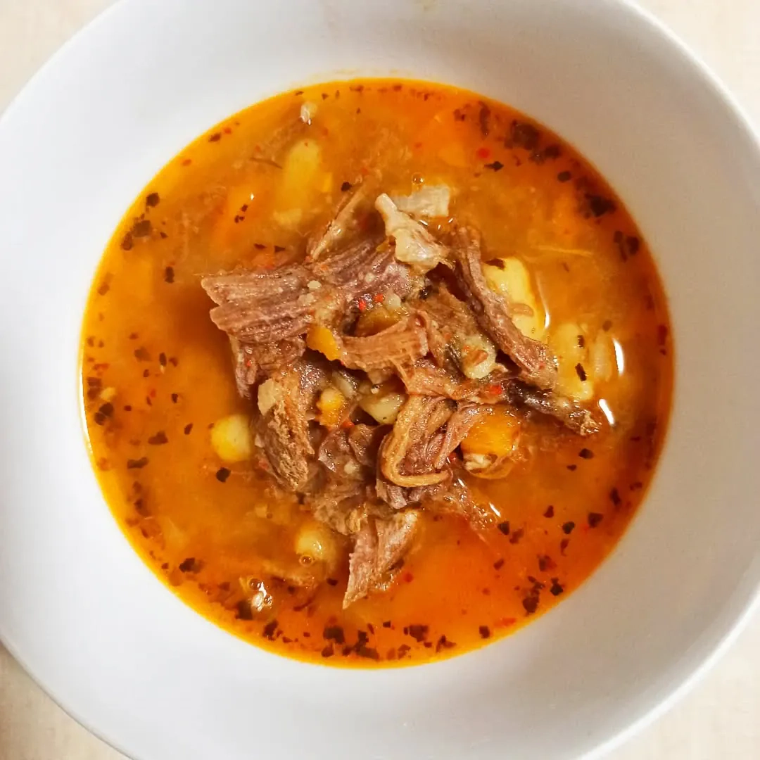 Šernienos kumpio troškinys su bulvėmis ir morkomis 🍲