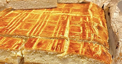 Varškės pyragas Draugystė su obuoliene arba džemu