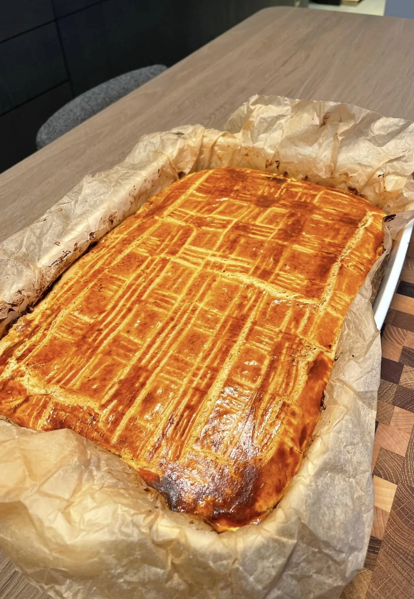 Varškės pyragas Draugystė su obuoliene arba džemu