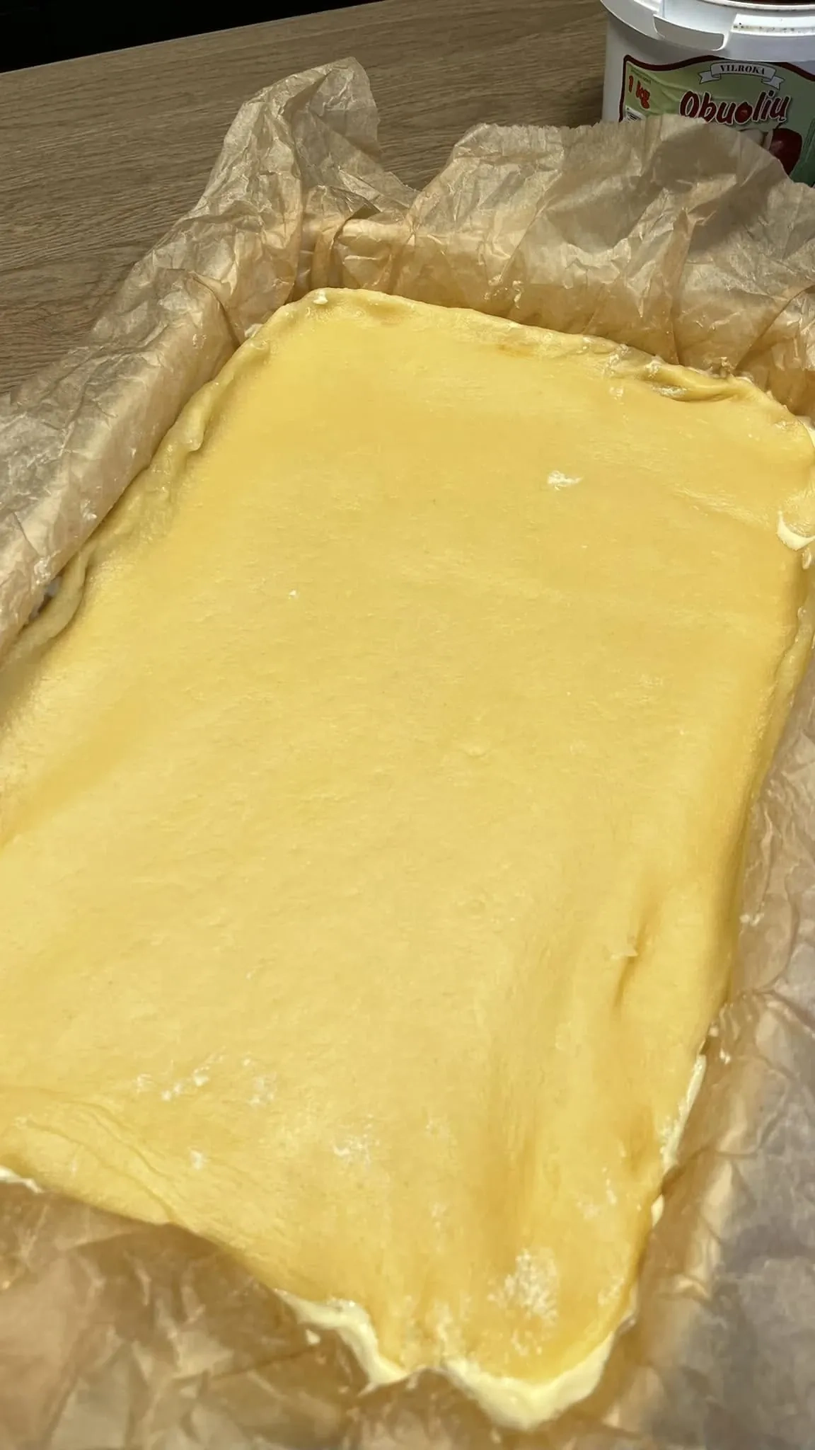 Varškės pyragas Draugystė su obuoliene arba džemu