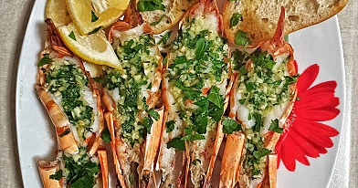 Česnakinės tigrinės krevetės 🍤🧄