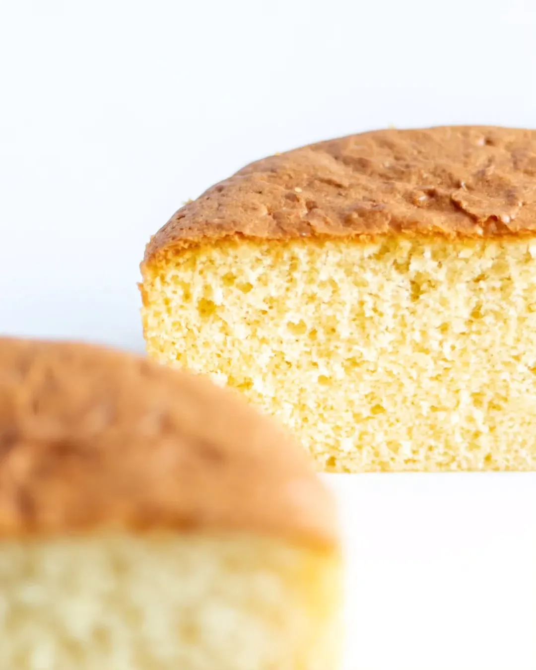 Drėgnas, purus ir tvirtas genoise vanilinis biskvitas