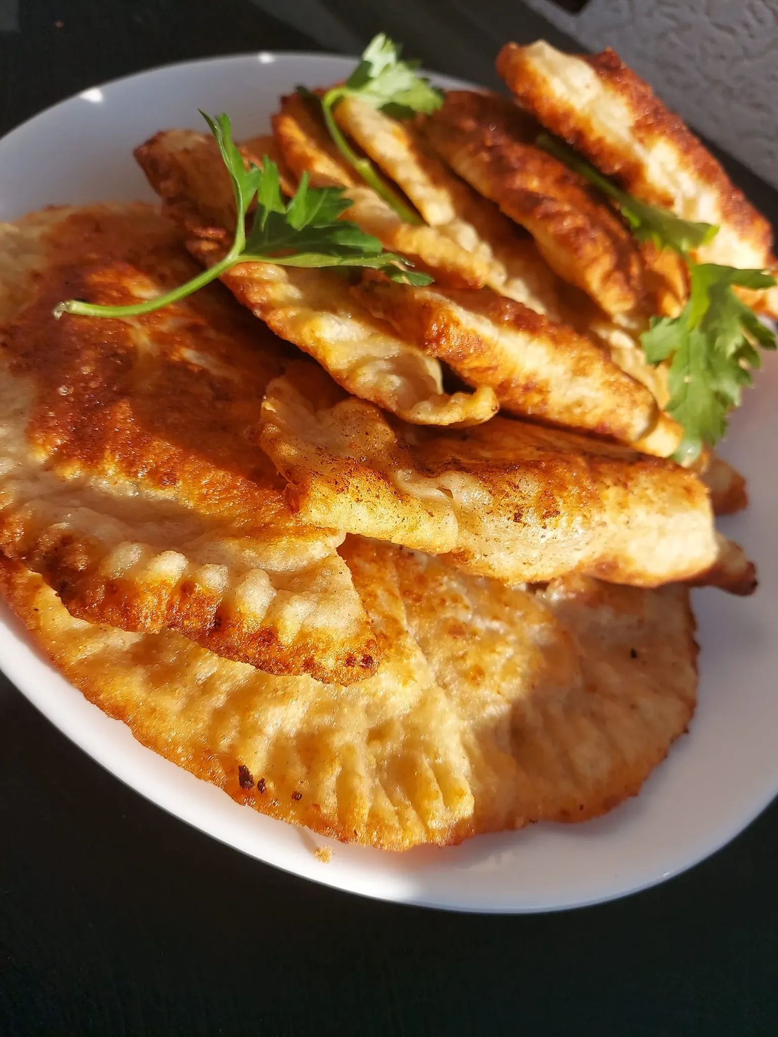 Čeburekai su varškės įdaru