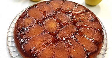 Tarte Tatin arba apverstas obuolių pyragas