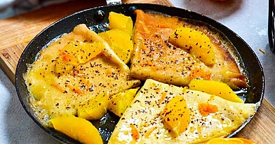 Crêpes Suzette - Siuzetės blyneliai su apelsininiu sviesto padažu