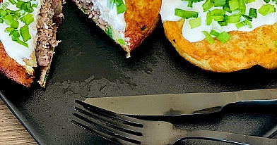 Skaniausi kėdainių blynai su mėsa ir manų kruopomis