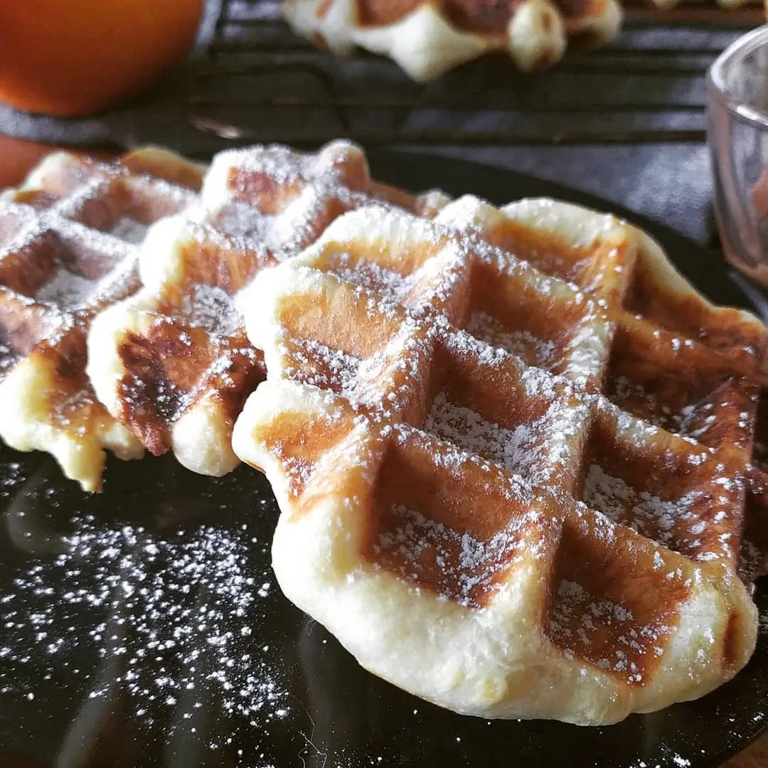 Belgiški vafliai su kefyru pagal Beatą