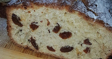 Jogurtinis keksas su razinomis