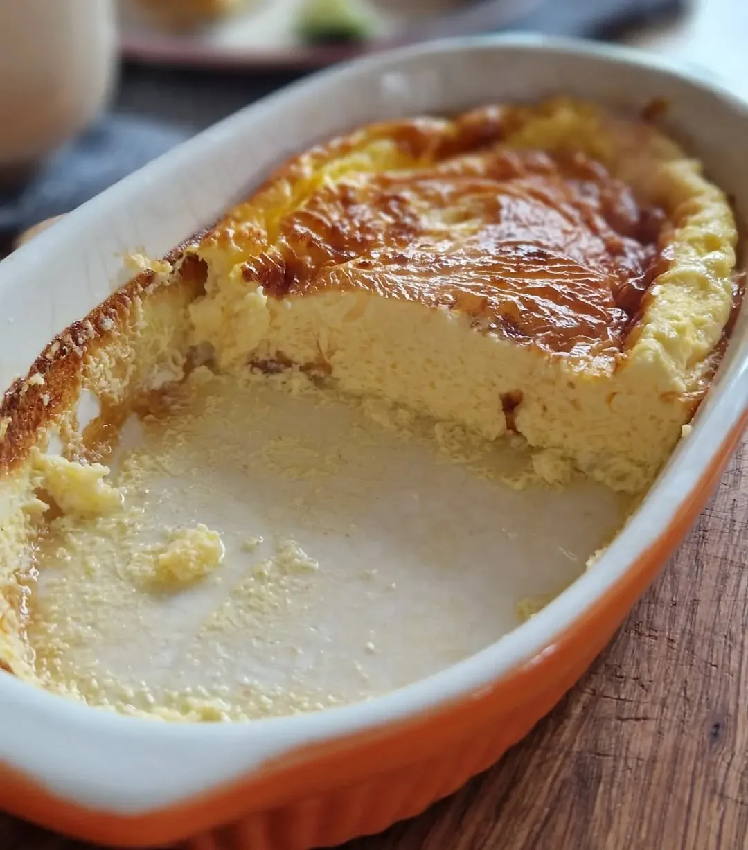 Purus klasikinis omletas su pienu, keptas orkaitėje