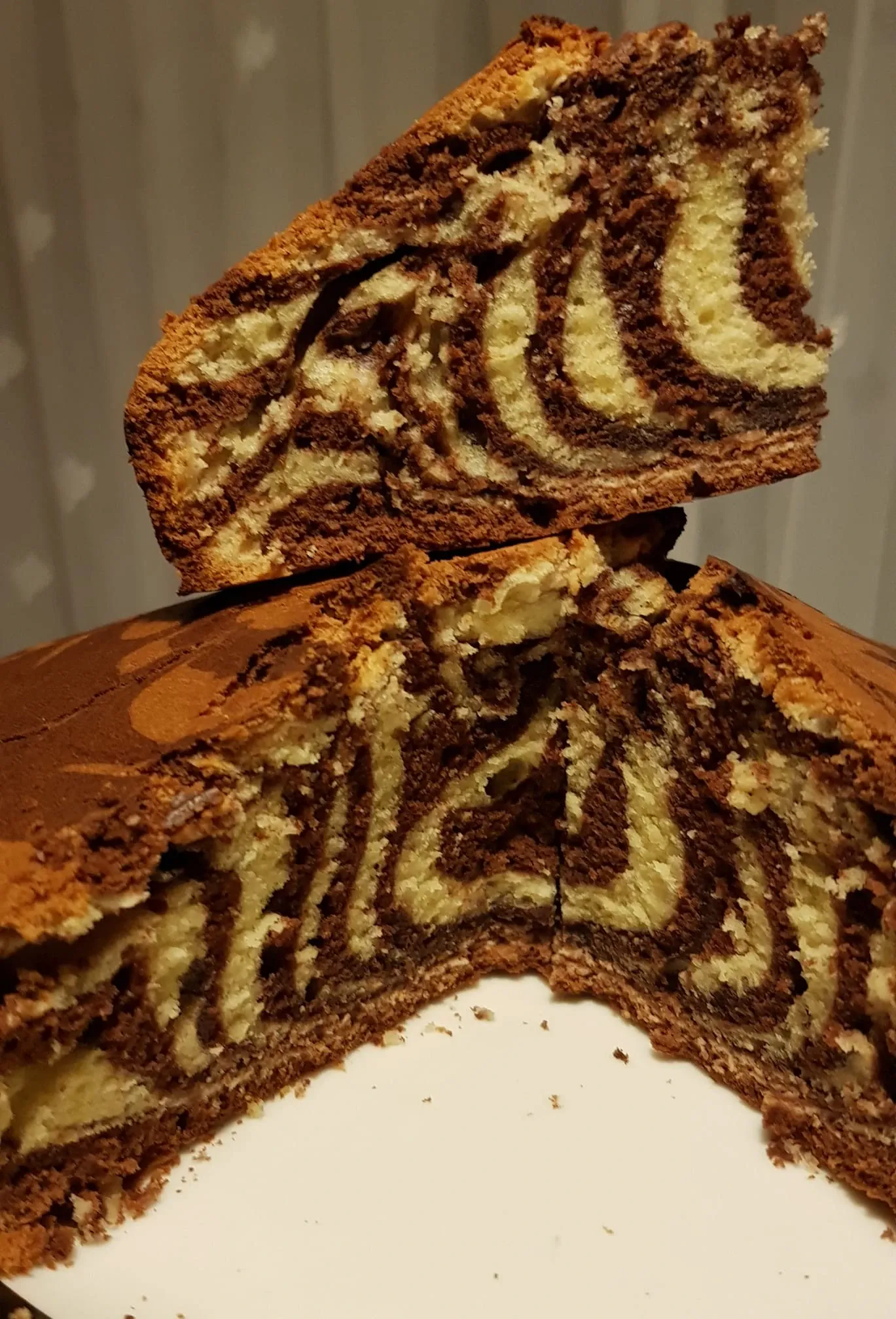 Greitai pagaminamas ir paprastas - Dryžuotas pyragas Zebras