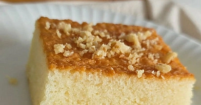 Ravani - graikiškas pyragas su semolina (manų miltais)