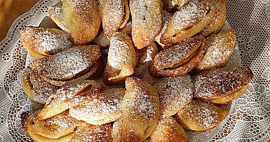 Sausainiai Skarelės su obuolių įdaru