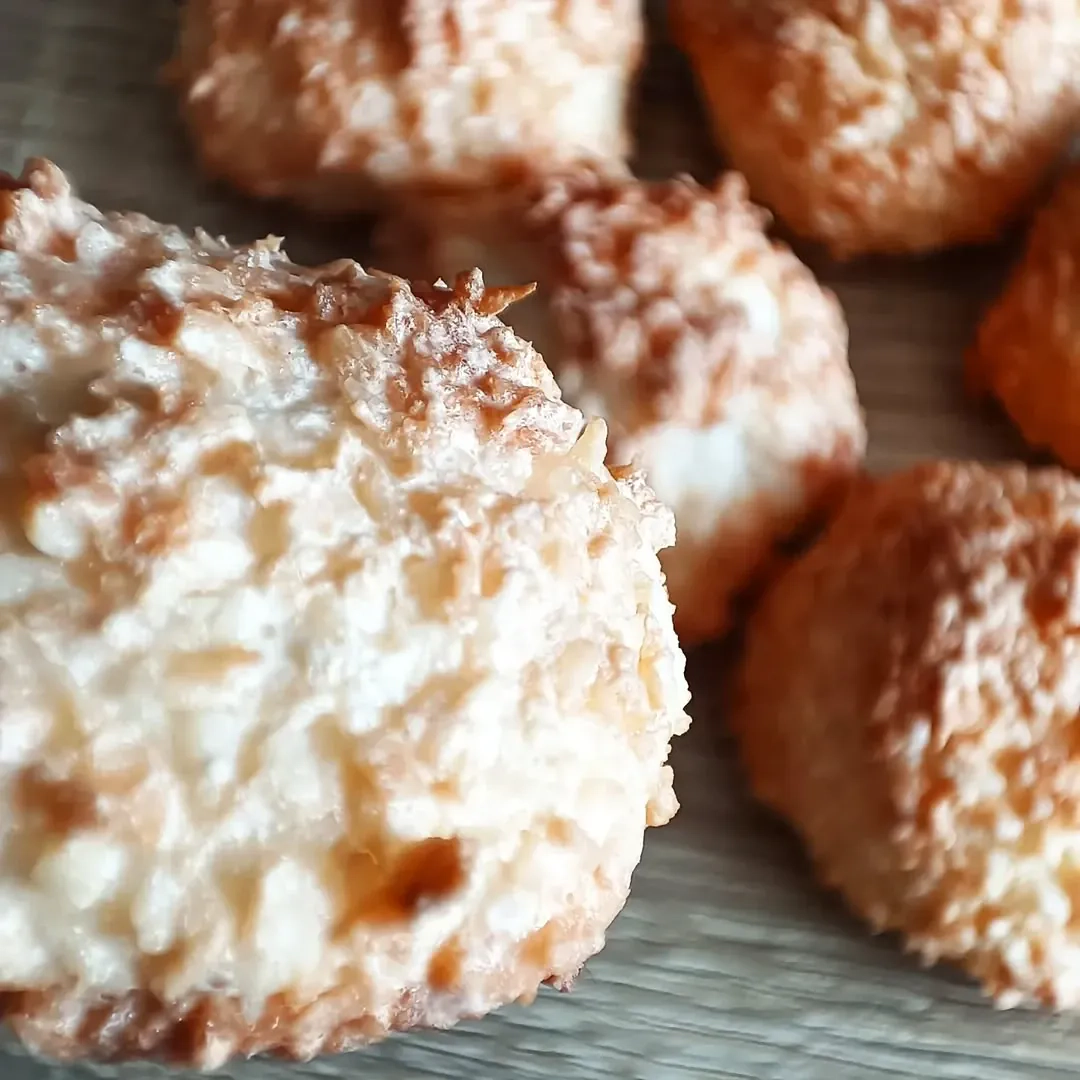 Paprasti ir greiti kokosiniai sausainiai