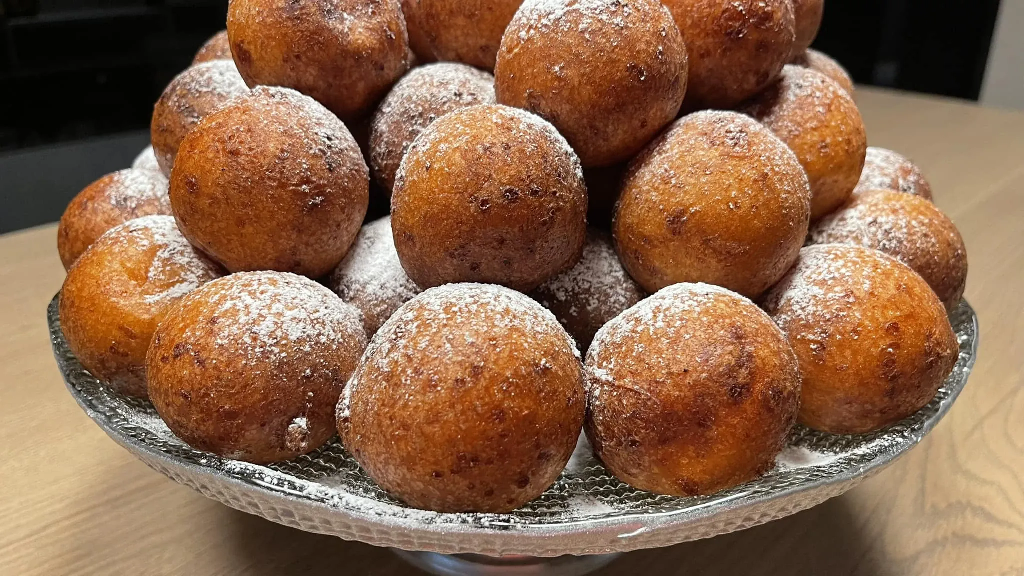 Varškės spurgos su maskarpone