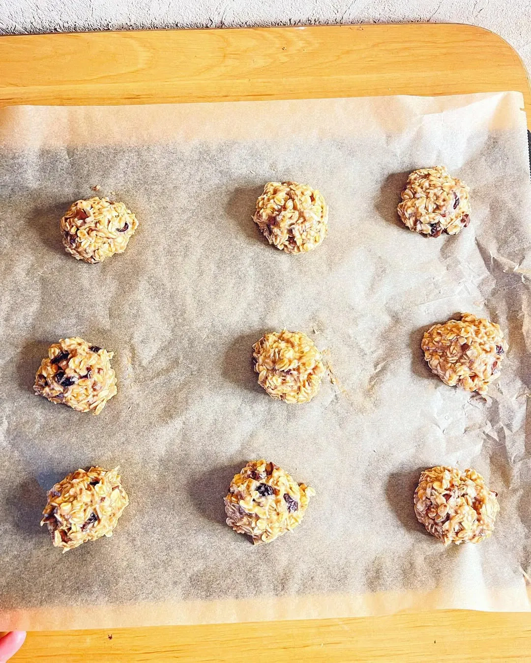 Veganiški avižiniai sausainiai su razinomis