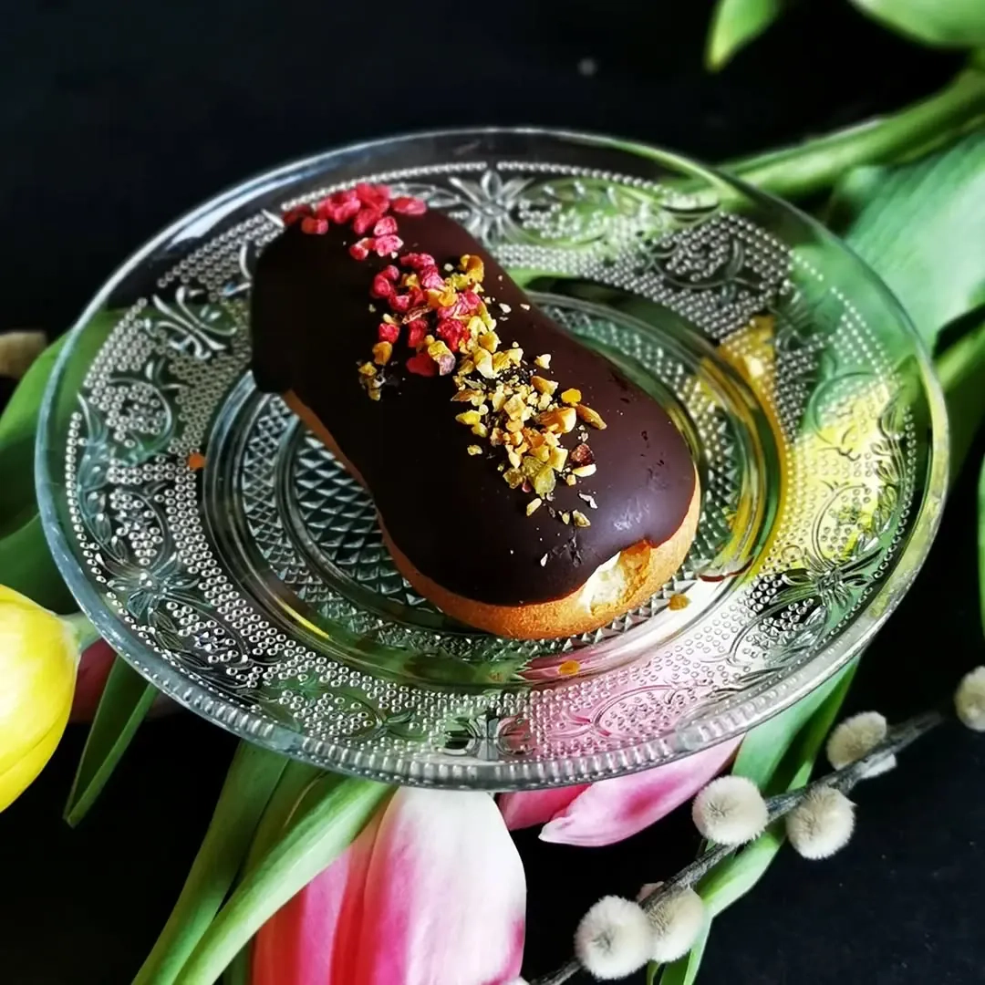 Eklerai su grietinėlės ir varškės kremu