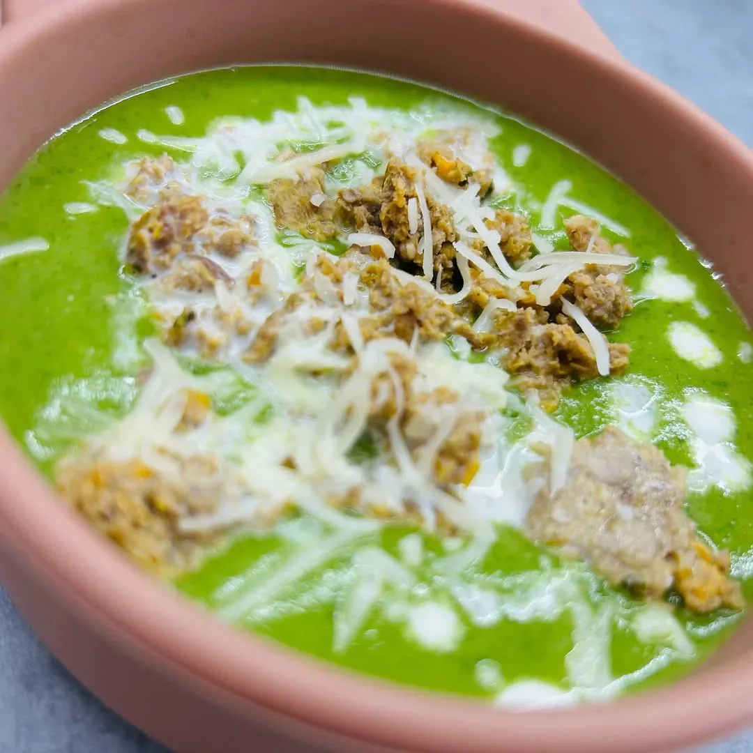 Trinta brokolių - špinatų sriuba