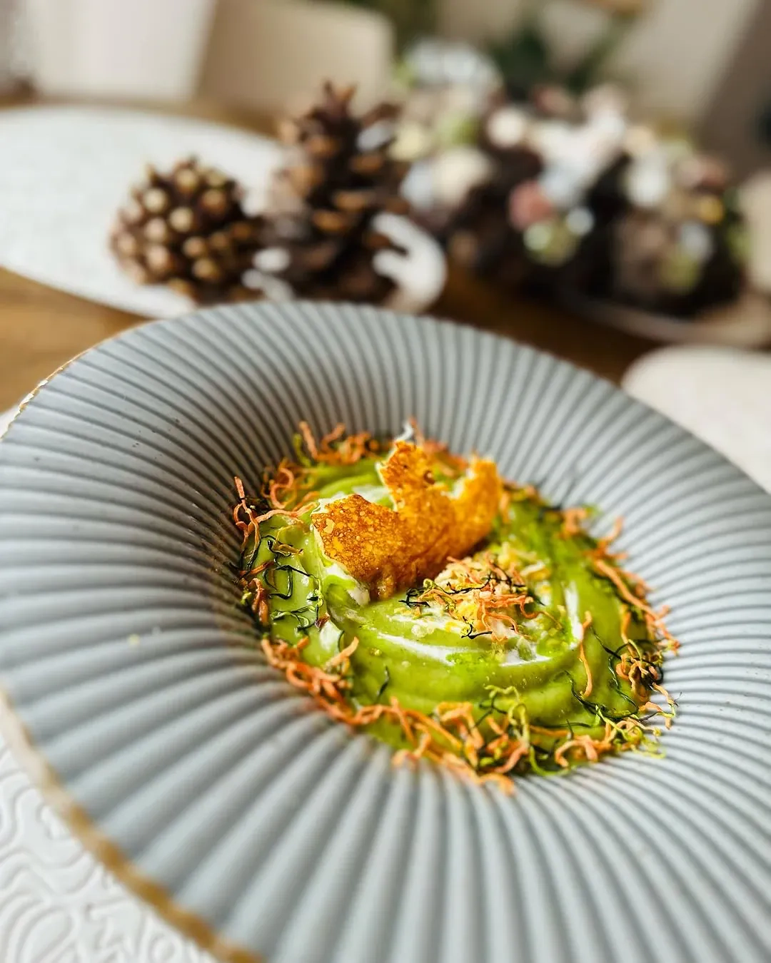 Trinta cukinijų sriuba su kvietinėmis kruopomis