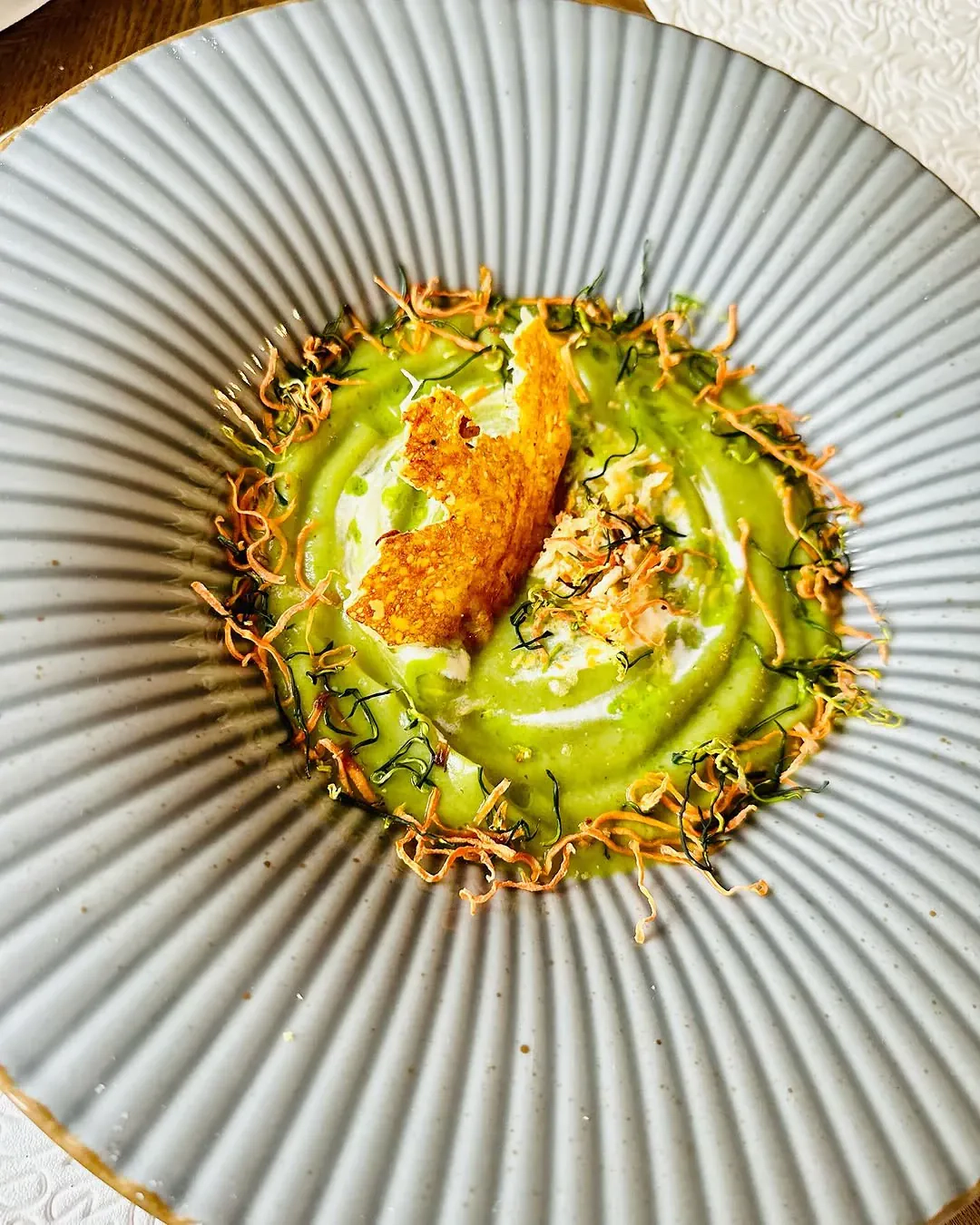 Trinta cukinijų sriuba su kvietinėmis kruopomis