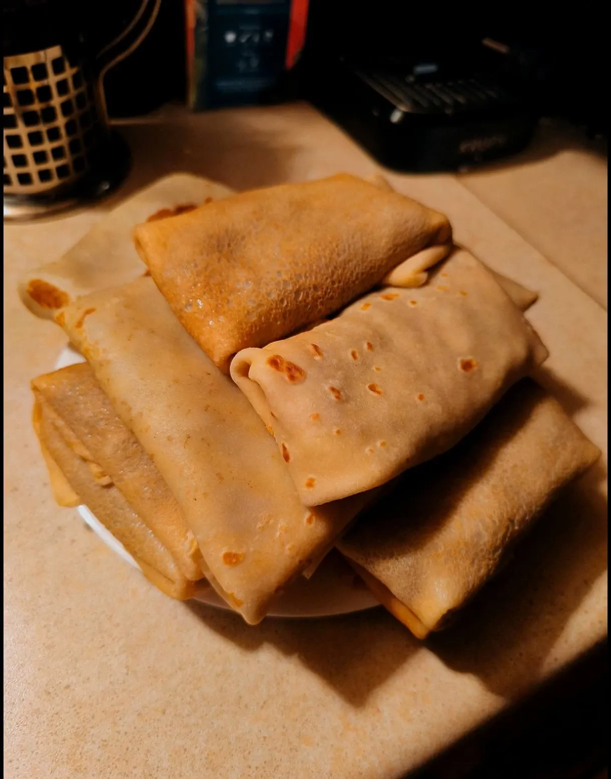 Lietiniai su sūriu ir vištiena