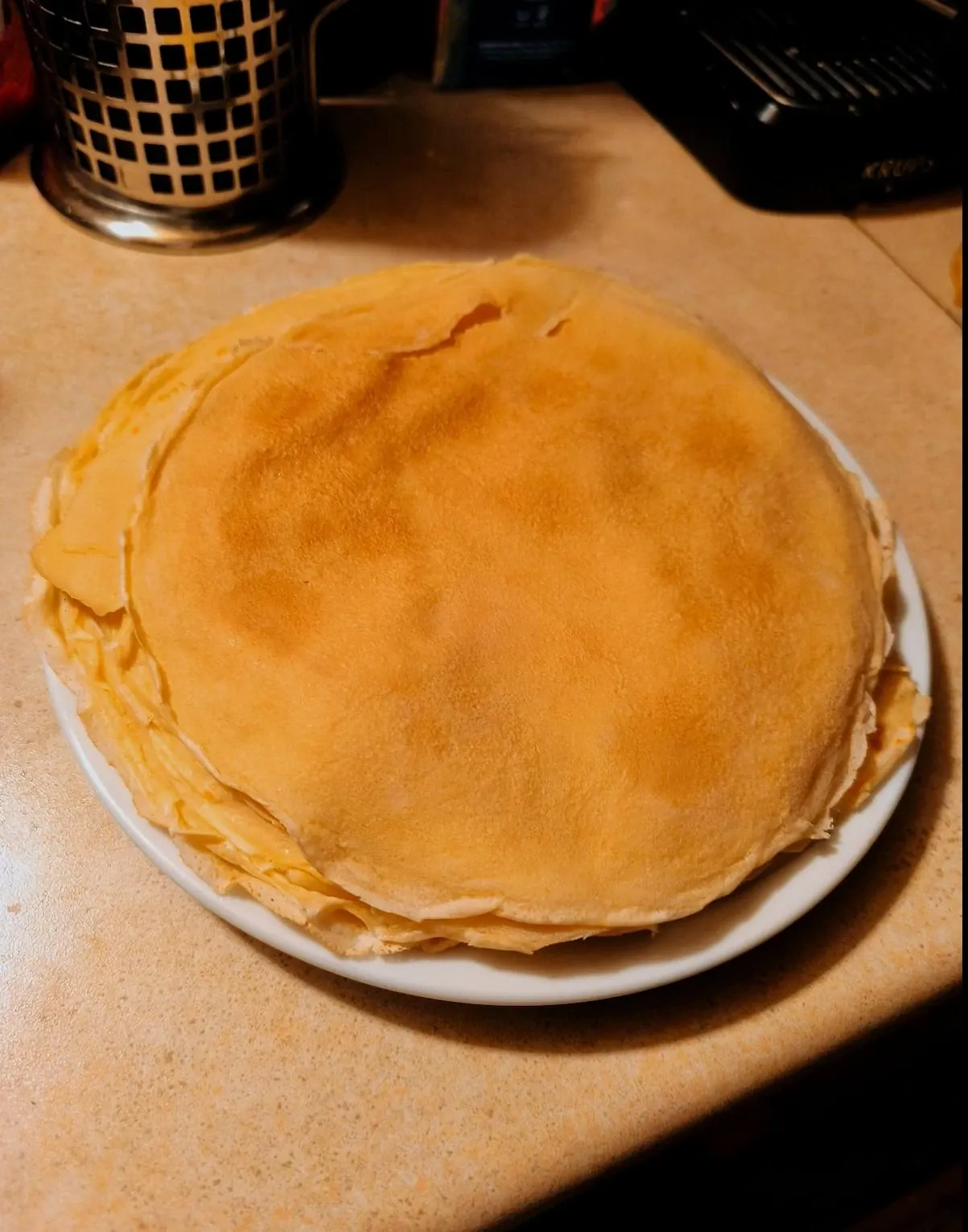 Lietiniai su sūriu ir vištiena