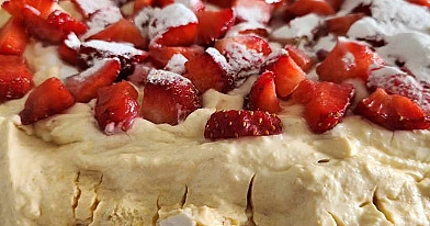 Desertas "Pavlova" - geriausias receptas
