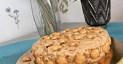 Lengvai pagaminamas karamelinis krekerių tortas su Rududu