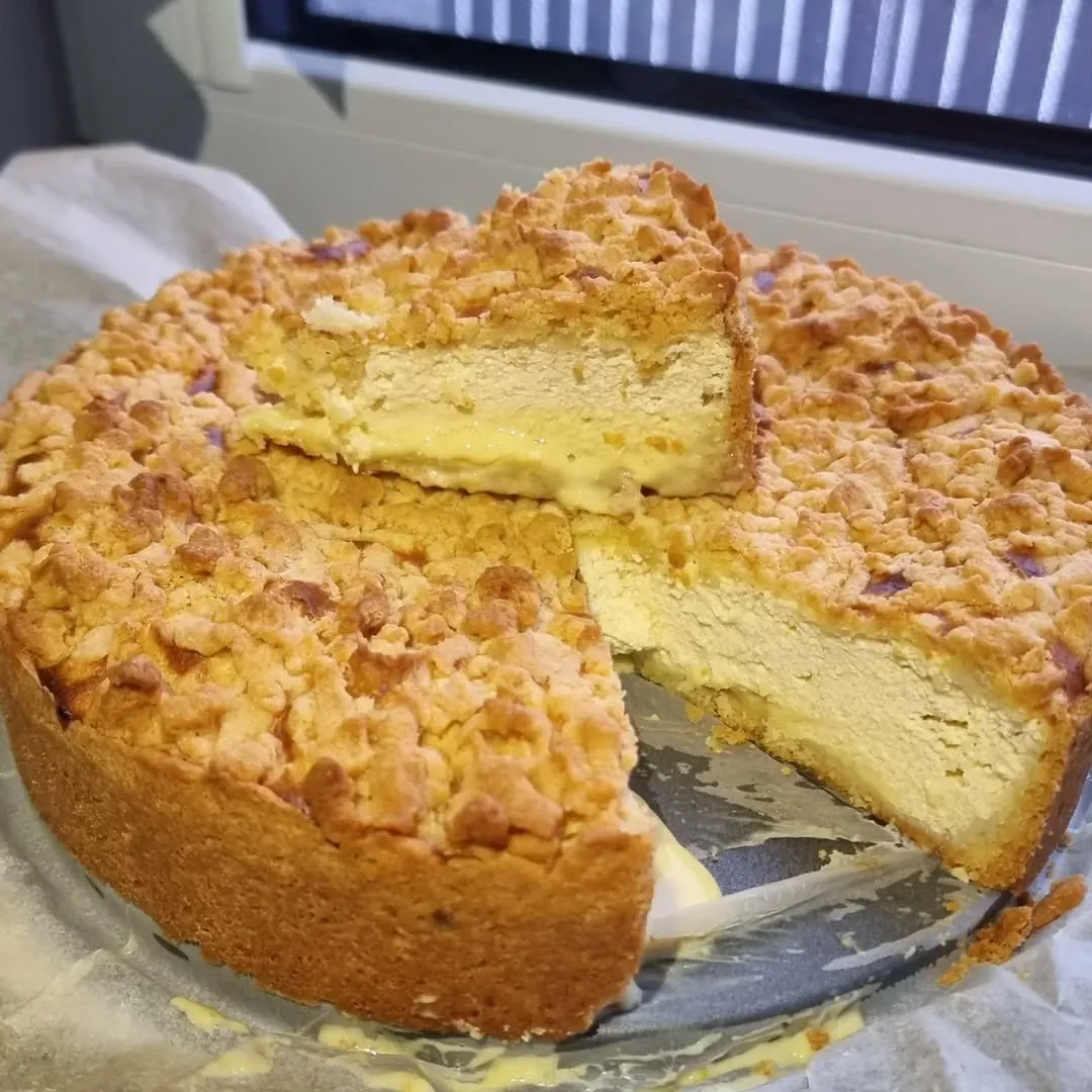 Greitas ir paprastas trupininis varškės pyragas