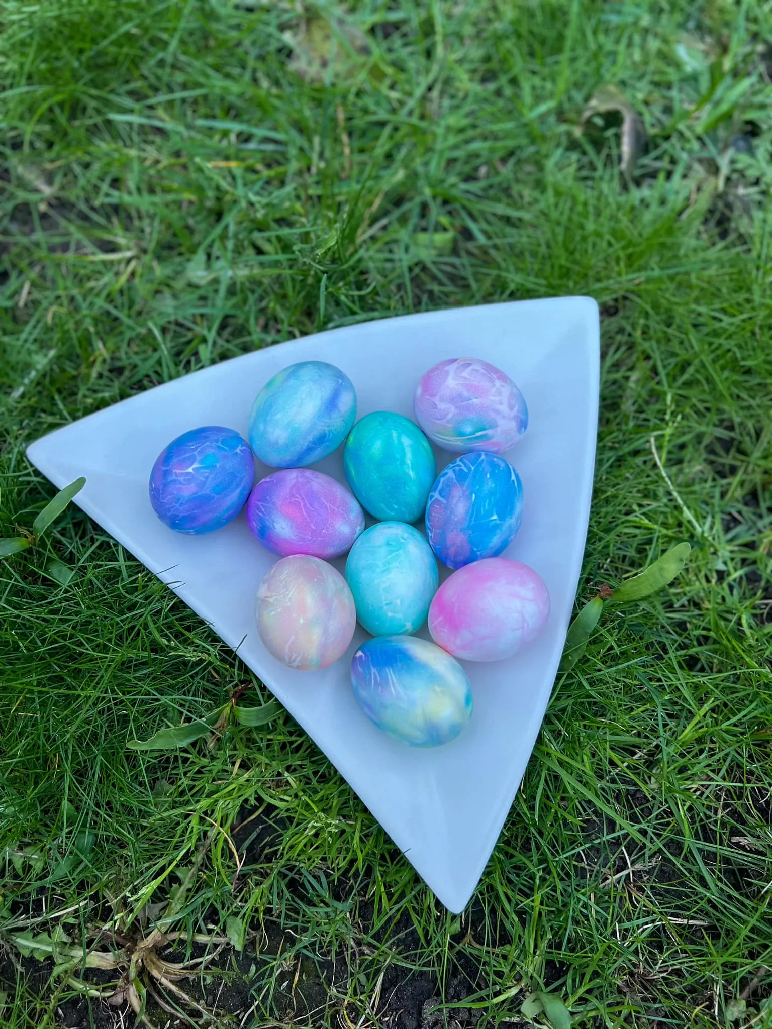 Margučių dažymas vienkartinėmis servetėlėmis