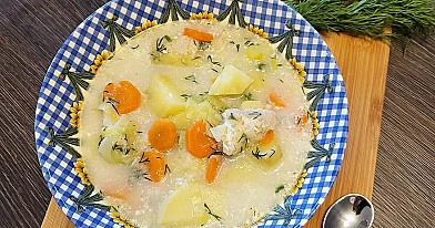 Skaniausia žuvienė iš lašišos galvos