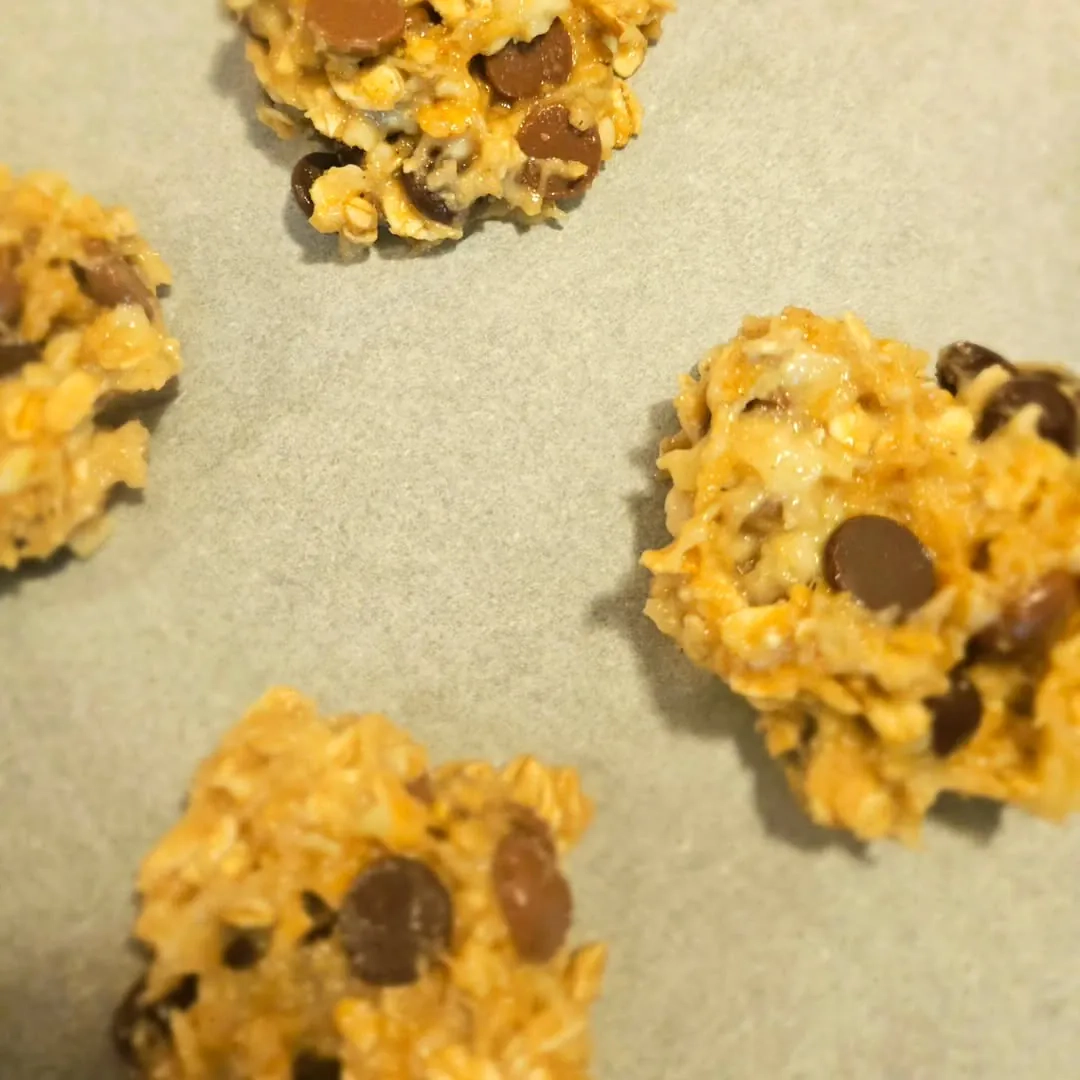 Sveikesni bananiniai sausainiai su šokolado gabaliukais 🍪