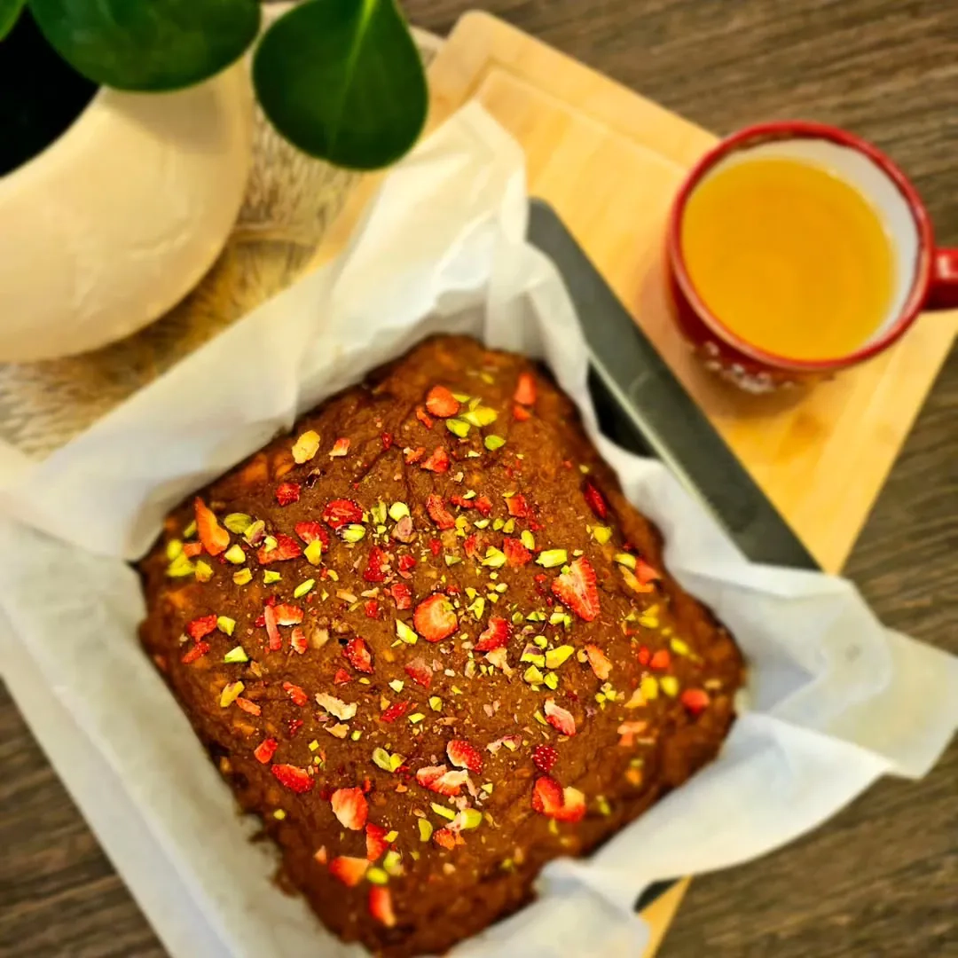 Paprastas šokoladinis pyragas - šokoladainis "Brownie" be aliejaus