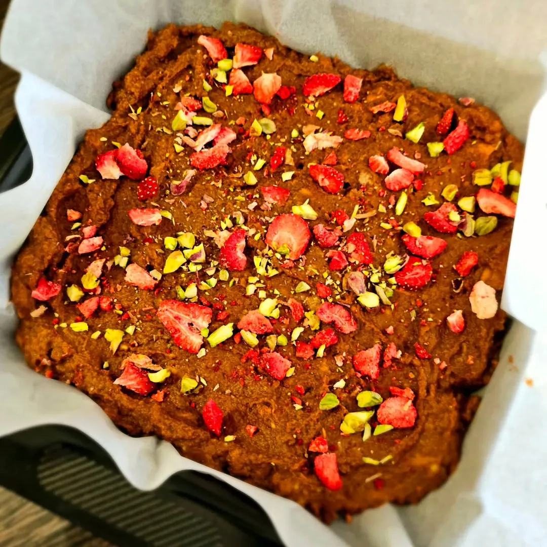 Paprastas šokoladinis pyragas - šokoladainis "Brownie" be aliejaus