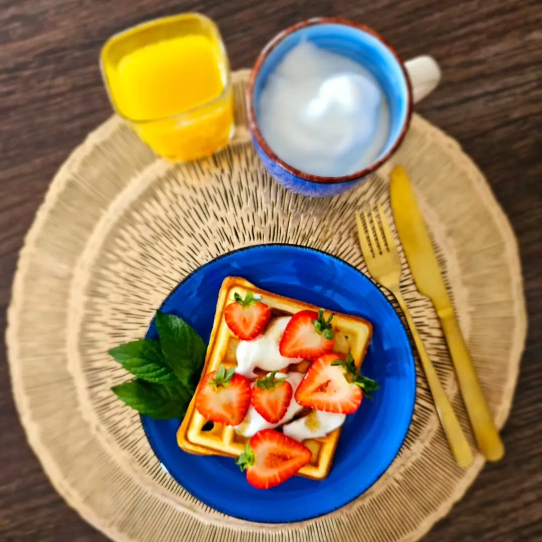 Sveiki traškūs belgiški vafliai be mielių su pasukomis