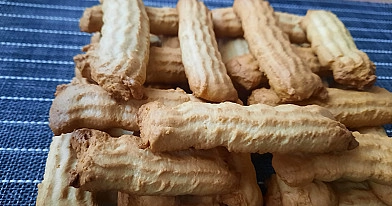Močiutės naminiai sviestiniai sausainiai su majonezu ir kepimo milteliais