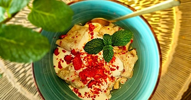 Braškiniai varškės virtinukai 🍓