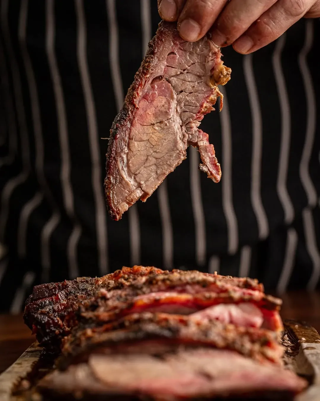 Troškinta jautienos krūtininė (beef brisket)