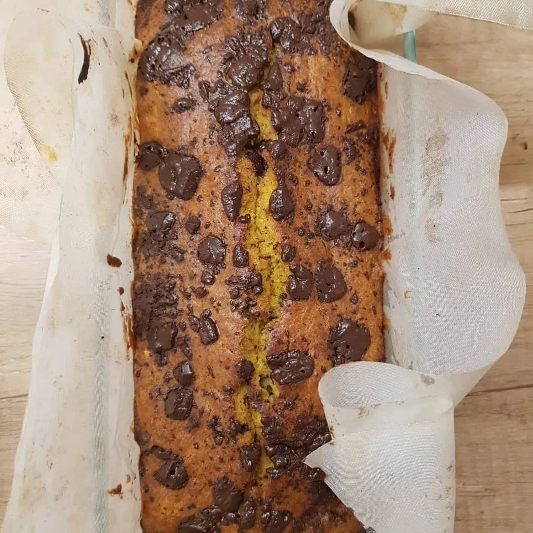 Pyragas su moliūgu ir šokoladu