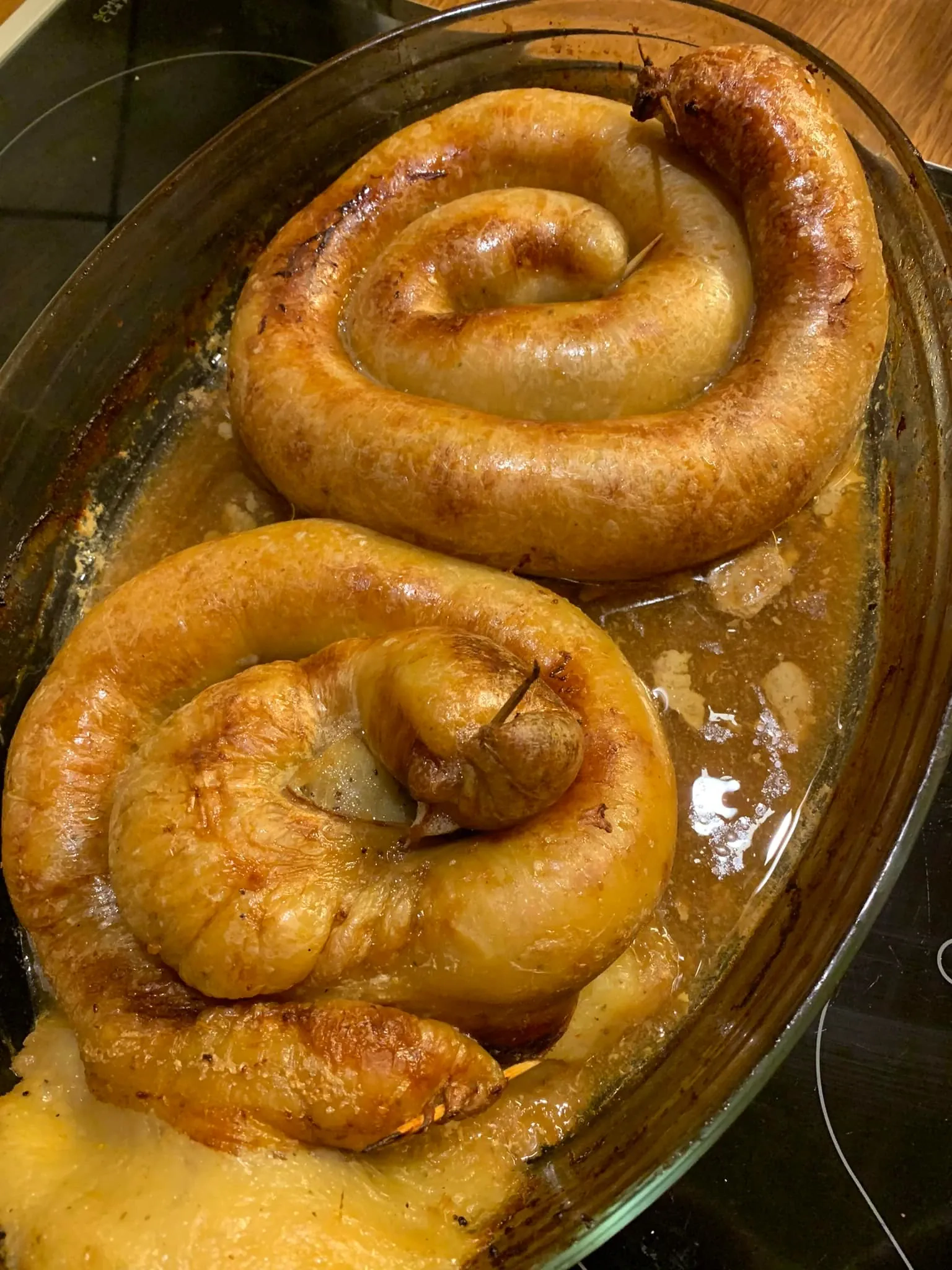 Kaimiški tradiciniai bulviniai vėdarai su pienu