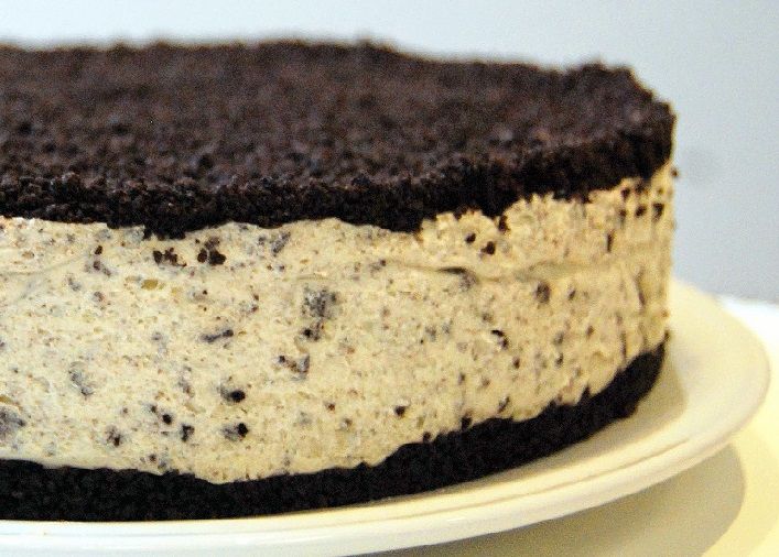 Sūrio pyragas su Oreo sausainiais