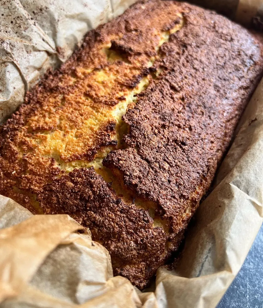 Naminė kalafiorų duona su migdolų miltais