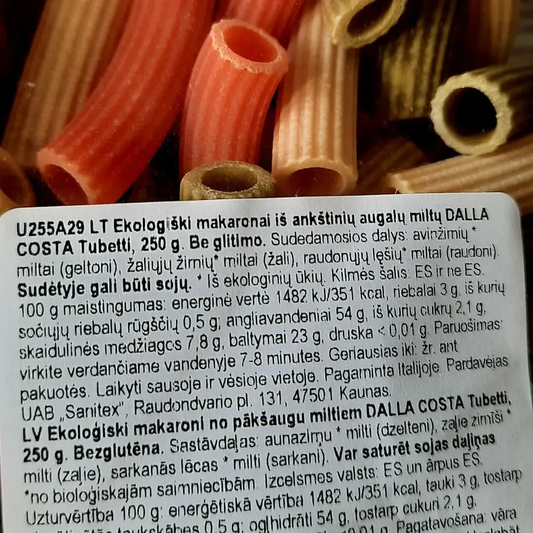 Prancūziško daržovių troškinio užkepėlė su makaronais