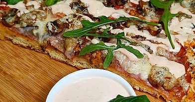Kefyrinis kebabų arba picos padažas su majonezu